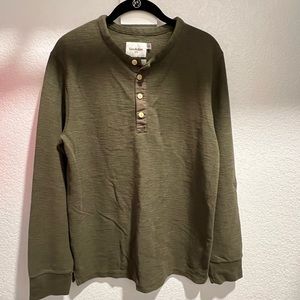 Good Fellow - Olive Green Thermal Shirt - Medium
